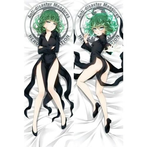 3D Double-sided Japanese Anime One Punch Man Tatsumaki Throw Otaku Dakimakura Gifts Bedding Hugging Body Pillow Case 150x50 CM