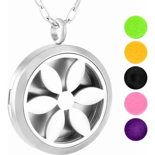 IJP0126 Aromatherapy Diffuser Neckalce Jewelry Accessories Essential Oil Diffuser Pendant