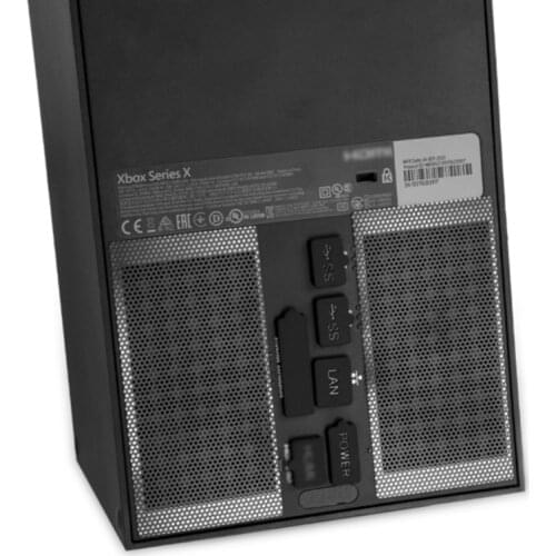 G5AA Dust Plugs Set Anti-dust Dirt Proof Cover Case Mesh Filter Kit Compatible for x box Series X Console (Black)