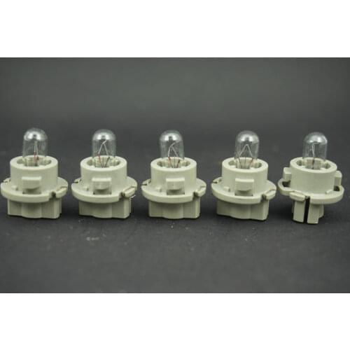 10PCS/Lot T10 12V 2W Car Bulbs Lamp Light dashboard Meter lamp with base