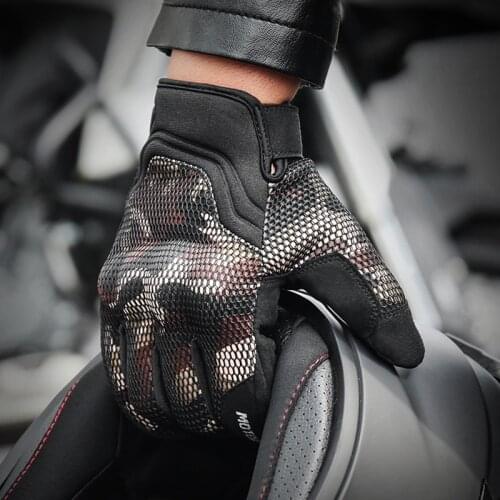 Summer mesh breathable motorcycle bicycle gloves Camouflage outdoor unisex gloves motocross ATV gloves guantes para moto Gloves