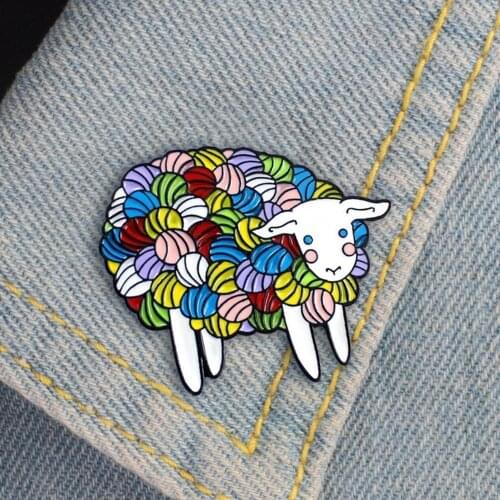 Cute Funny Sloth Enamel Pin Lazy Animal Koala Cat Badge Brooch Lapel Pins Denim Jeans Shirt Bag Cartoon Jewelry Gift for kids