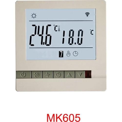 MK605 Can shipped from Russian 16A 230V Programmable thermostat, LCD cronotermostato Floor Heating Room Termostat Controller