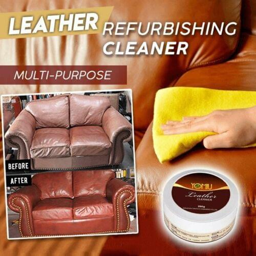 Multifunctional Leather Refurbishing Cleaner Car Seat Sofa Leather Cleaning Cream Leather Healing Balm Repair Conditioner