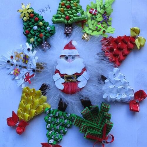 Small Hair Bow 16 pcs Grosgrain Ribbon Hair Bows With Clip Hairbow For Girls Hair Accessories Free Shipping