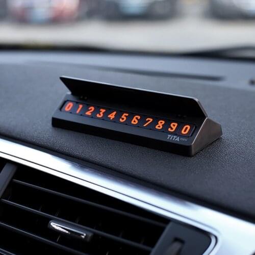 New Car Supplies Car Decoration Stop Sign Temporary Stop Sign Car Supplies Creative Stop Sign