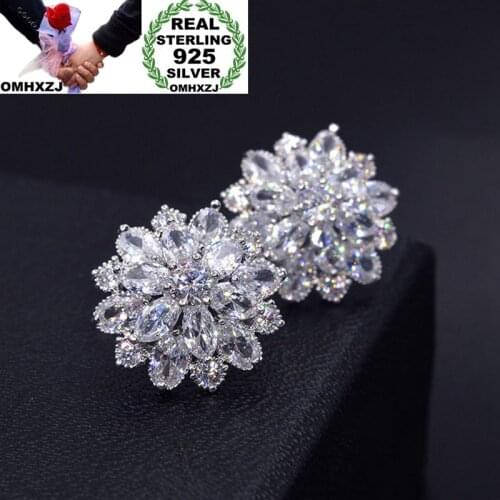 Серебряные серьги OMHXFC China At AliExpress