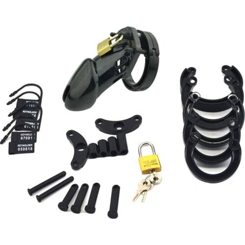 Black /Clear Plastic Male Chastity Device CB6000S /CB6000 Cock Cage Penis Lock Male Chastity Belt Adult Sex Toys For Man Gay