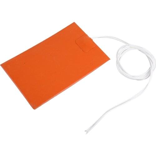 3D Printer Silicone Heated Pad 10x15cm Heating Plate Mat 220V 300W Printer Heated Bed