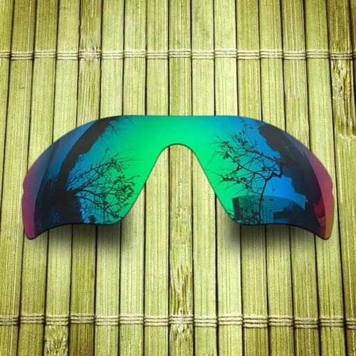 Polarized Replacement Lense For-Oakley Radar Path Sunglasses Frame True Color Mirrored Coating - Green Options
