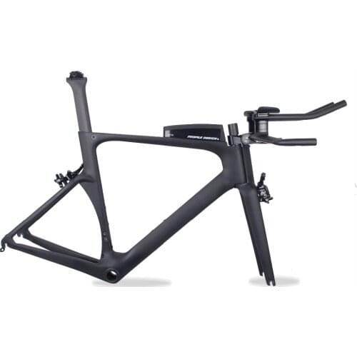 High Quality Carbon TT Bike Frame,T700 full carbon fiber triathlon Bicycle Frame,700C Carbon Time Trial Frame