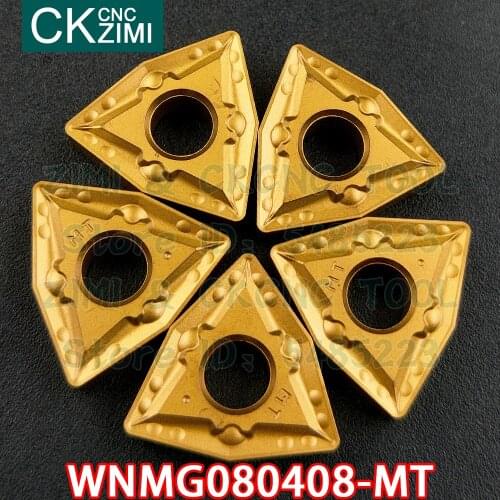 WNMG080408-MT WNMG 080408 MT carbide insert External turning inserts tool CNC mechanical Metal lathe wood Cutting tool for steel