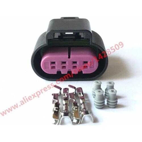 5 Sets Delphi GT Series 4 Pin 15487756 Female Sealed Waterproof Auto Car Wire Side Oxygen Sensor Connector Automotive Housing