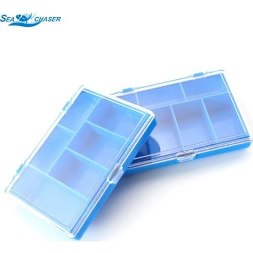 2pcs 12cm*8cm*2.5cm Fishing Lure Box Fishing Lure Pesca Accessories Box Minnows Bait Fishing Tackle Container