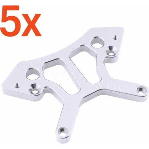 5Pcs/Lot Aluminum Front Shock Tower Mount For 1/5 HPI Baja 5B 5SC 5T 5R SS 85418 (87549) Hop Up Parts Option CNC Anodized