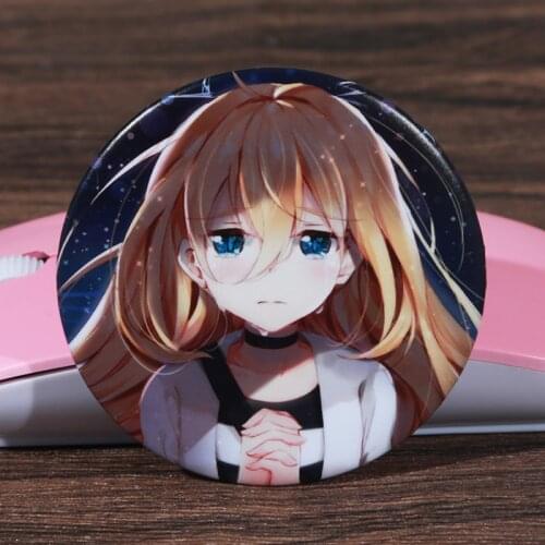FFFPIN 5.8cm Japan Anime Dress Brooch Fashion Cartoon Coin Badge Breastpin Ornament Pins Angels of Death Schoolbag Decor