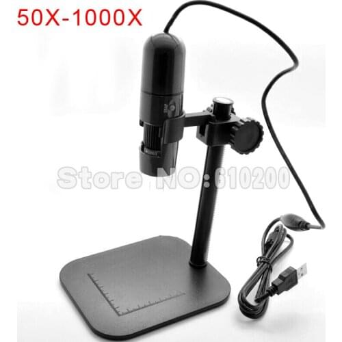Free shipping 50-1000X USB Digital Microscope/Holder/8LED/2MP for Phone repair computer motherboard PCB Precision machinery