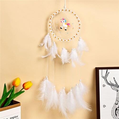 DIY Room Decor sleep catcher Cute Unicorn baby room decoration Girls gifts Wall Decoration Vintage bedroom wall decor Sleep Well