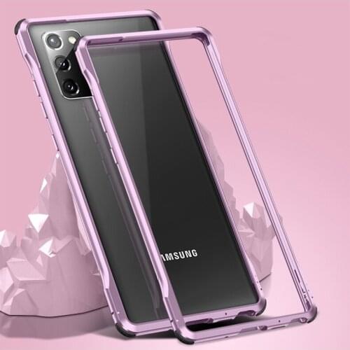 For Samsung Note 20 Ultra Bumper Ultra Thin Metal Aluminum Bumper Case Cover for Samsung Galaxy Note 20 Ultra Note20 Note20Ultra