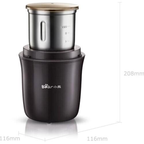 China bear electric grinder bean grinder vacuum storage of coffee beans dry goods grinding powder MDJ-A01Y1