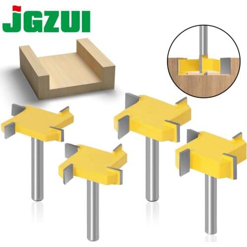 6mm 1/4inch Shank Flush trim bit Z4 Milling Straight Edge Slotting Milling Cutter Cutting Handle for Wood Woodwork