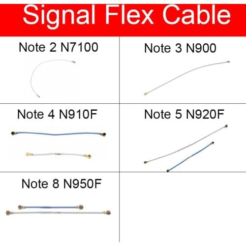 Antenna Signal Flex Cable For Samsung Galaxy Note 2 3 4 5 8 N910F N7100 N900 N920F N950F RF Antenna Line Replacement