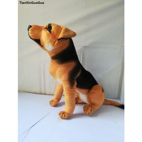 Creative toy simulation German shepherd about 40cm plush toy soft doll Christmas gift h2920