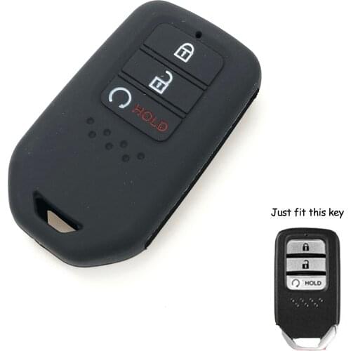 Soft Silicone Car Key Cover Case For Honda AVANCIER New URV CRV 2017 High Quality 3 Buttons Holder Set Protect Skin