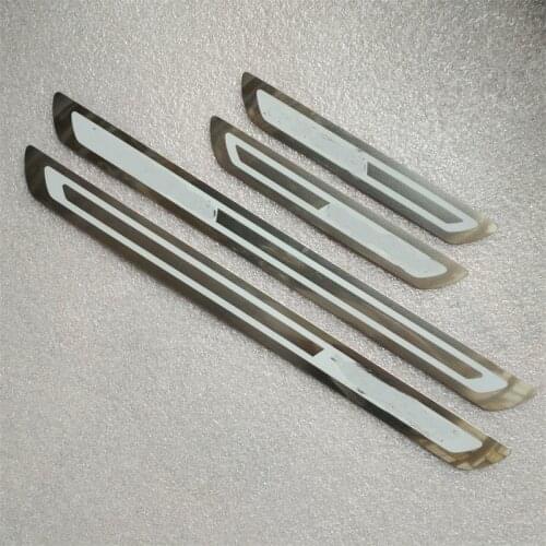 FOR Volkswagen Passat B7 2011 2012 2013 2014 2015 2016 2017 Car styling Door Sill Scuff Plate Guard Pedal Protector Trim Cover