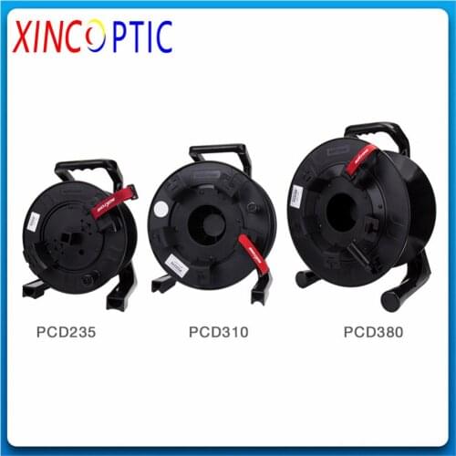 PCD235 PCD310 PCD380 Portable Outdoor Military Retractable Tactical Fiber Cable Empty Handle Cable Wire Reel/Winding Drum/Roll