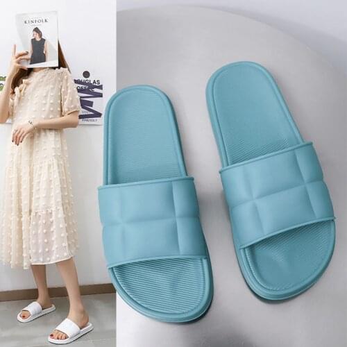 EVA Sofa Slides Women Sole Soft Indoor Slippers Women Anti-slip Sandals Men Summer Platform Women Shoes Bath Mule