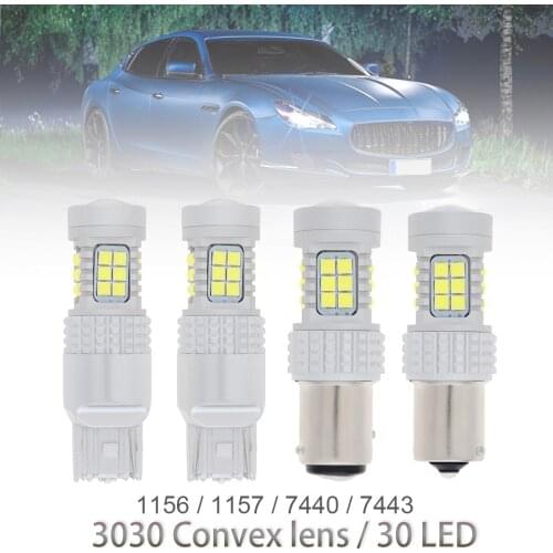 Universal Super Bright Canbus 1156 1157 7440 7443 Car LED Turn Signal Lamp 20W Power Brake Lamp DRL Daytime Running Lights