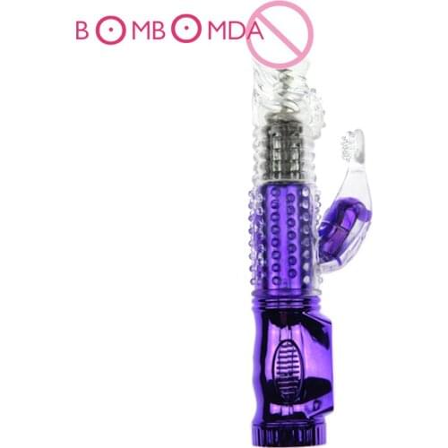 Waterproof Rocking G Spot Vibration And Rotation Body Massage Vibrator, Female Sex Toys Adult Sex Products For Women