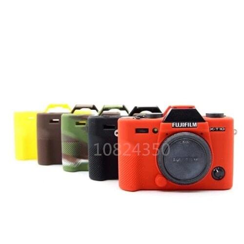High Quality Silicone Camera Case Bag Cover Nice Soft Silicone Rubber for Fujifilm X-T20 XT20 X-T10 XT10 Camera Free Shipping