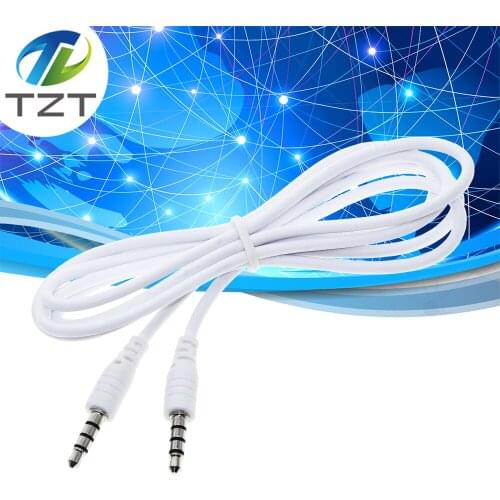 1M Auto Replacement Parts janitors New Arrival 4 Pole Male Record Car Aux Audio Cord Headphone Connect Cable car-styling nov30