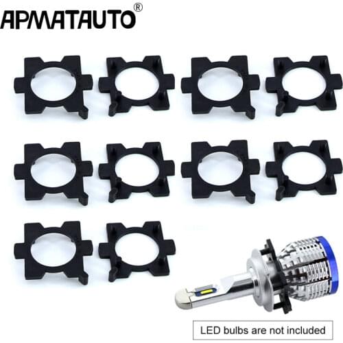 10Pcs H7 LED Car Headlight Bulb Adapter Base Holder Auto Headlamp Socket Retainer For Opel Honda CRV Mazda 3/5/6/M3/M5/M6