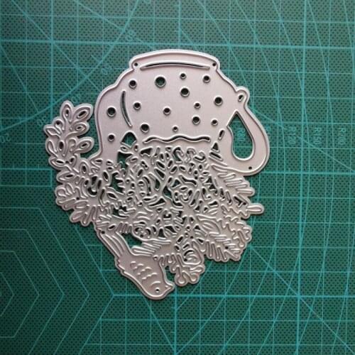 2020 New Arrival Birds Teapot Metal Cutting Dies DIY Scrapbooking Carbon Sharp Craft Die Photo Invitation Cards Decoration