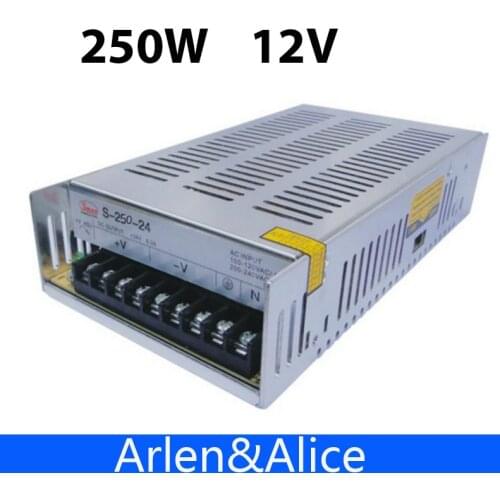 250W 12V 20A Single Output Switching power supply AC to DC