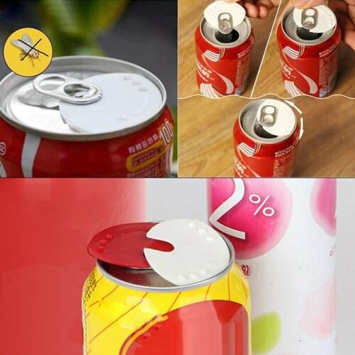 5pcs/lot Beer Cover Beverage Can Lid Cap Soda Beverage Drink Snaps Tops Can Lid Cover Opened Beverage Kitchen Storage Bag Clips