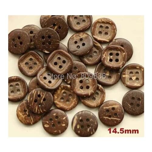 50pcs/lot coconut buttons for sewing,14.5mm, accssories sewing (ss-1182-312)
