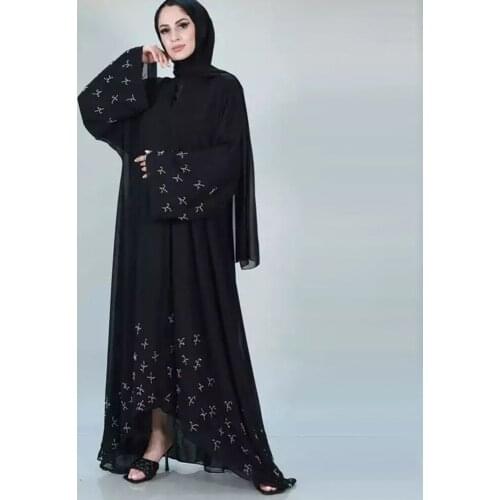 Abayas Islamic Clothing For Women Open Abaya Dubai Robe Caftan Turkey Muslim Kimono Mujer Femme Musulmane Dress Kaftan Moroccan