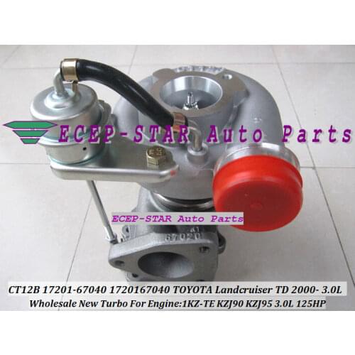 CT12B 17201-67040 17201-67010 Turbo For TOYOTA LANDCRUISER 1KZ-TE 1KZ-T KZJ90 KZJ95 2000- 4-RUNNER TD HI-LUX 1993- KZN130 3.0L D