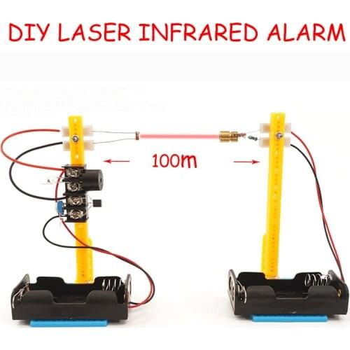 DIY STEM Toys for Children Physical Scientific Experiment Creativity Learning Educational Toy Infrared alarm de Birthday Gift