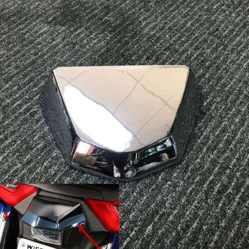For Honda GL1800 Gold Wing 2018-UP chrome license plate lamp cover decoration cover tail light decoration cover
