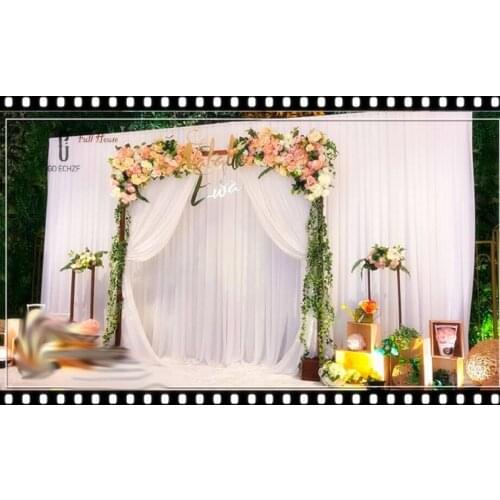 Hot Sale stage background Wedding Backdrop Curtain Beautiful Decorations 6m*3m Background Scene Party Supplies 125