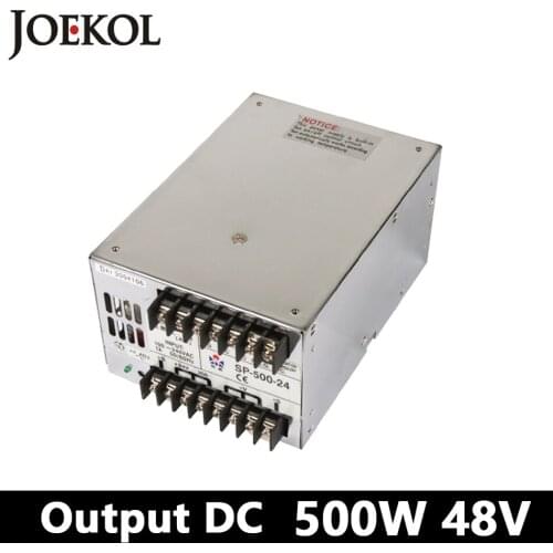 PFC Switching Power Supply 500W 48v 10.4A,Single Output Industrial-grade Power Supply,AC110V/220V Transformer To DC 48