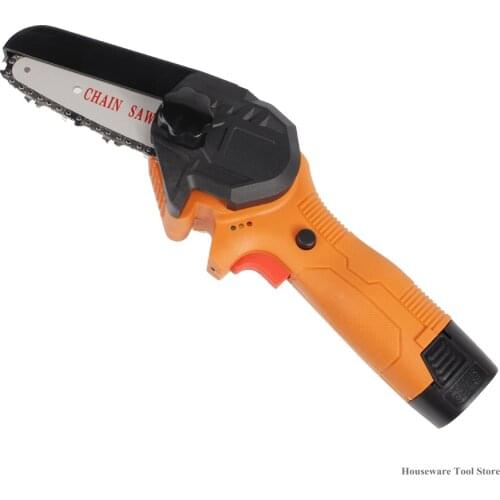 Mini Electric One-handed Chainsaw Battery Powered Chain Saw Pruning Shears Kit Power Tools