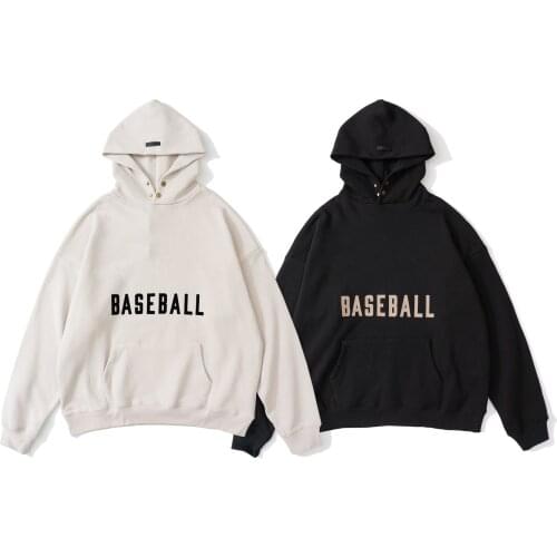 Grace Of God 7th Fall Winter Mens Warm Fleece Comfortable High Street Hip Hop Hoodie