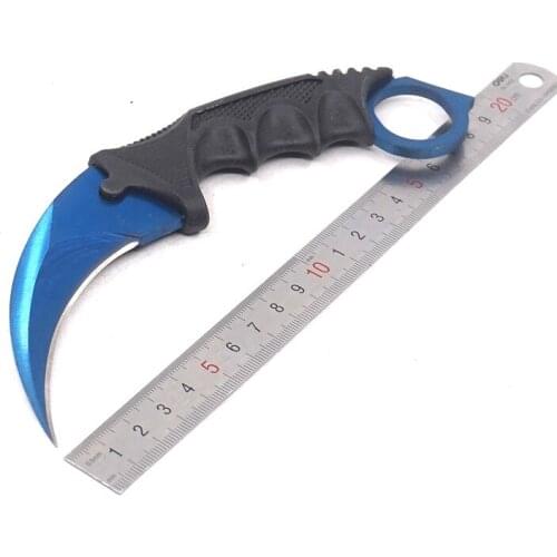 Fixed Blade Knives Counter-Strike Claw Karambit Knife Stainless Steel Survival Pocket Knife cs go Camping Outdoor EDC Tools
