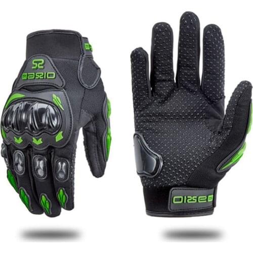 Men Cycling Gloves Motorcycle Full Finger Gloves Breathable Touch Screen Padding Hard Knuckle Riding Bike Bicycle Gloves
